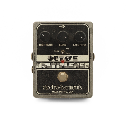 Electro-Harmonix Octave Multiplexer Analog Octave Divider Effects Pedal