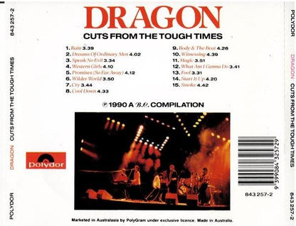 Dragon – Cuts From The Tough Times (CD, Compilation)