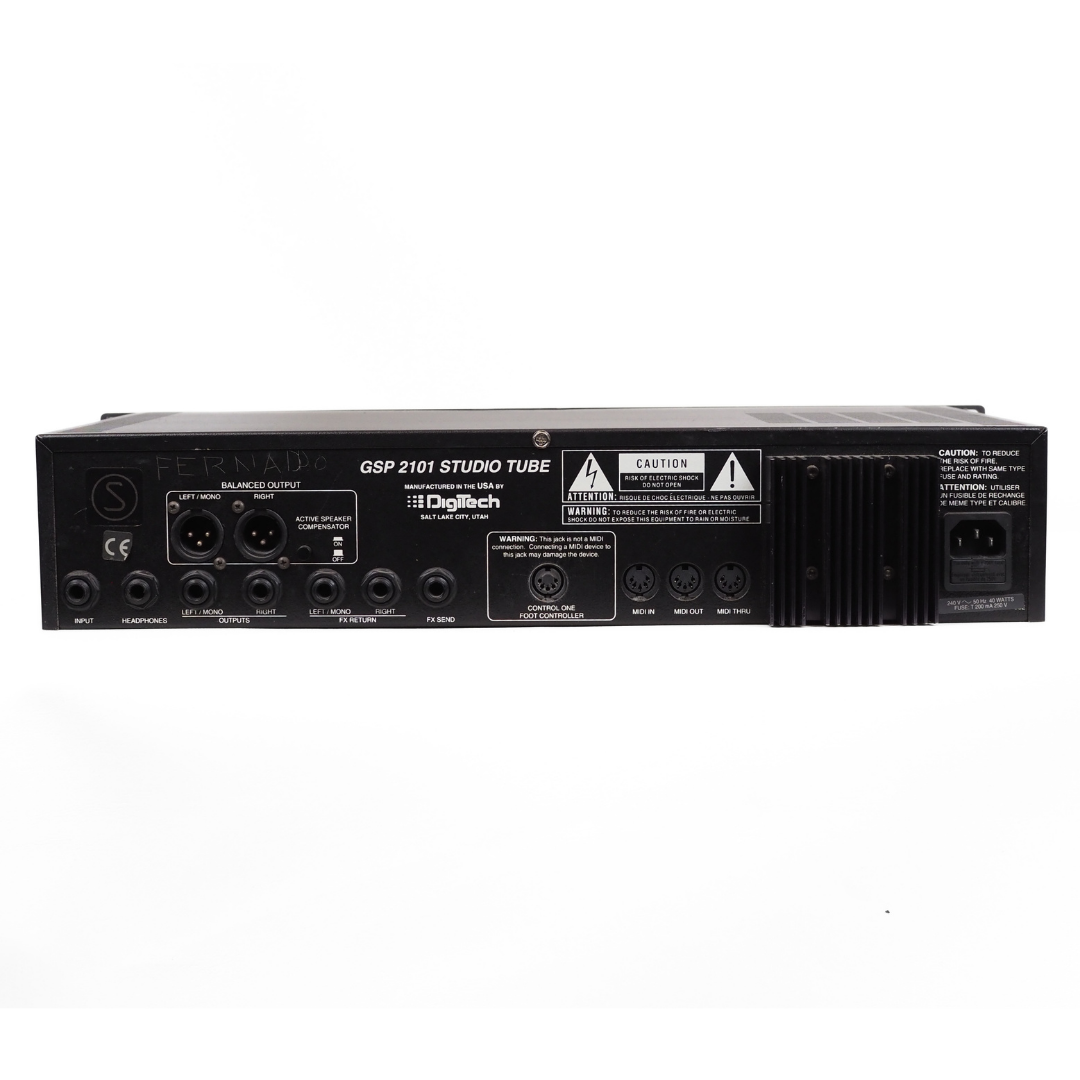 DigiTech GSP 2101 Studio Tube Guitar Preamp & Multi-Effects Rack Mounted Unit