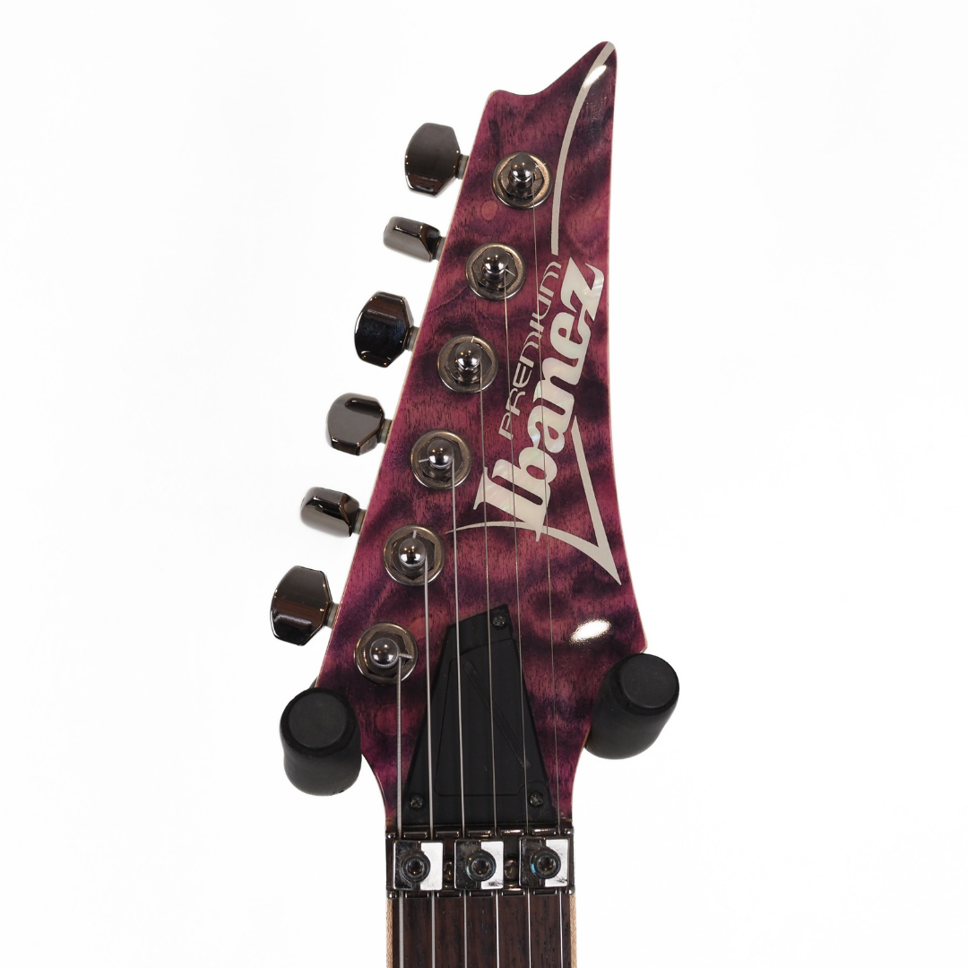 2011 Ibanez RG870QMZ Premium Electric Guitar in High-Voltage Violet