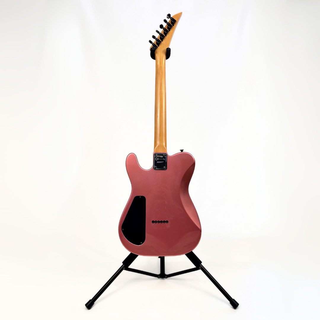 1980s Charvel by Jackson/Charvel Model 7 Telecaster Electric Guitar (Modified) in Bugundy Pink Mist
