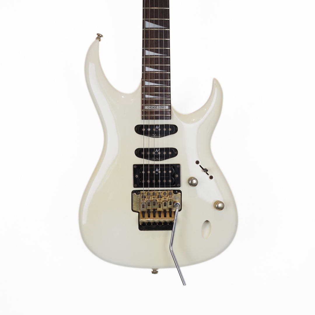 Washburn CS700 Chicago Series Electric Guitar (Made in R.O.K) in Gloss White