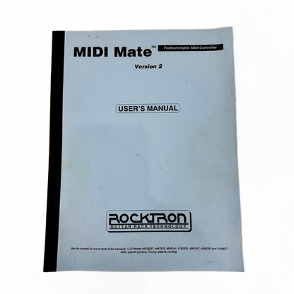 Rocktron MIDI Mate Programmable MIDI Foot Controller