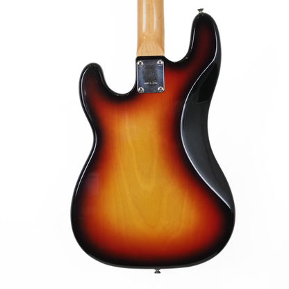 Vintage Riviera Precision-Style Electric Bass Guitar in Sunburst