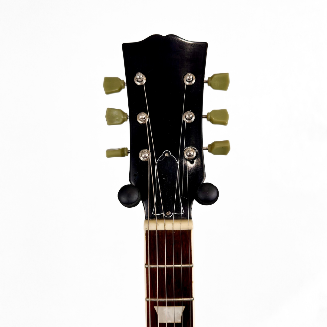 Unbranded Les Paul-Style Triple Humbucker Electric Guitar in Gloss Honeyburst Finish