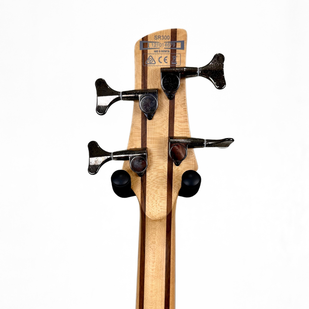 2012 SDGR by IBANEZ Soundgear SR300 Bass Guitar in Pearl White Finish