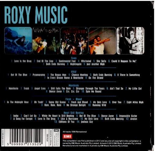 Roxy Music – 5 Album Set (5 x CD, HDCD, Album, Reissue, Remastered, Stereo, Sony DADC Box Set, Compilation, Reissue)