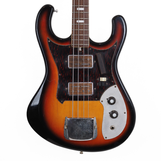 1960s Tempo Japanese Double Cutaway Bass Guitar
