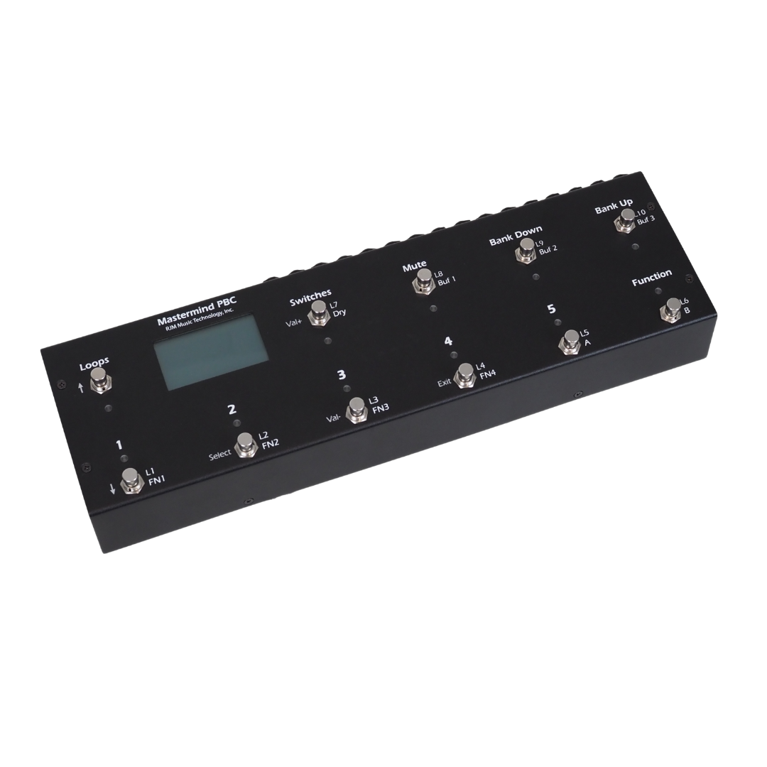 RJM Music Technology Mastermind PBC Programmable Footswitch & MIDI Controller