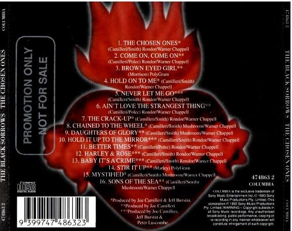 The Black Sorrows – The Chosen Ones (CD, Compilation)