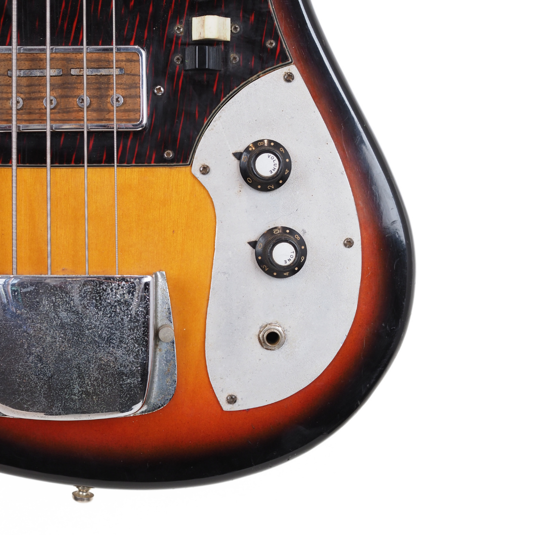 1960s Tempo Japanese Double Cutaway Bass Guitar