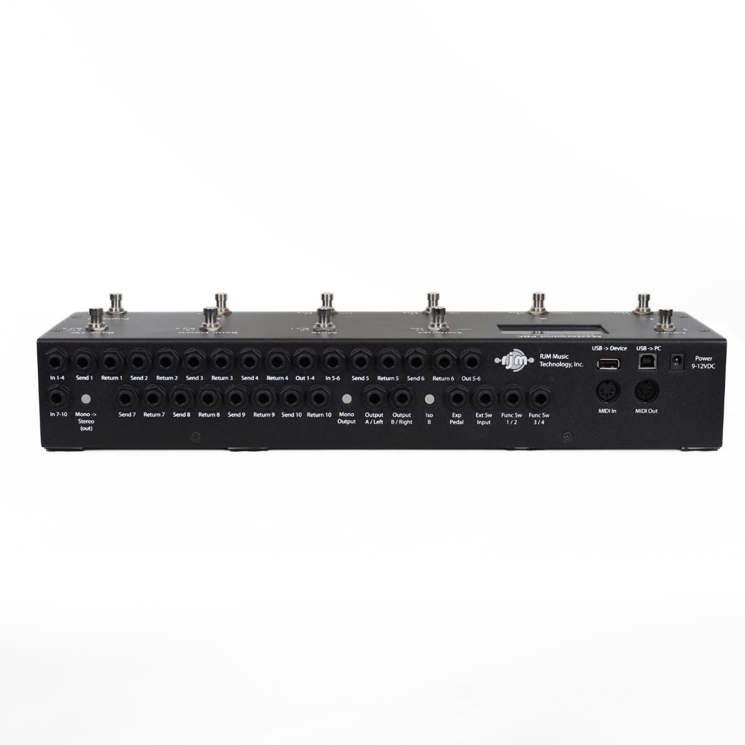 RJM Music Technology Mastermind PBC Programmable Footswitch & MIDI Controller