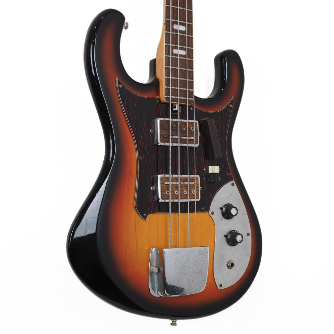 1960s Tempo Japanese Double Cutaway Bass Guitar