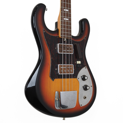 1960s Tempo Japanese Double Cutaway Bass Guitar