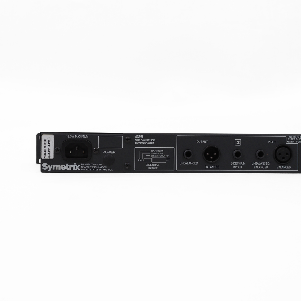 Symetrix 425 Dual Compressor / Limiter / Expander Rack Mounted Unit
