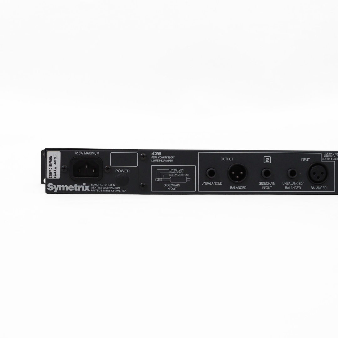 Symetrix 425 Dual Compressor / Limiter / Expander Rack Mounted Unit