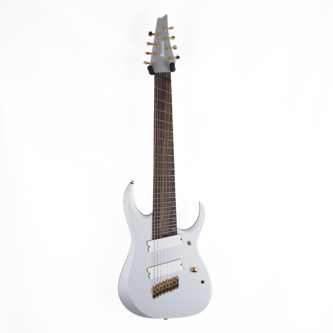 2025 Ibanez RGDMS8 8-String Multi-Scale Electric Guitar in Satin Silver