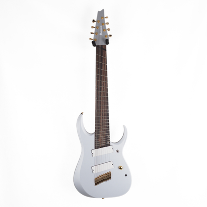 2025 Ibanez RGDMS8 8-String Multi-Scale Electric Guitar in Satin Silver