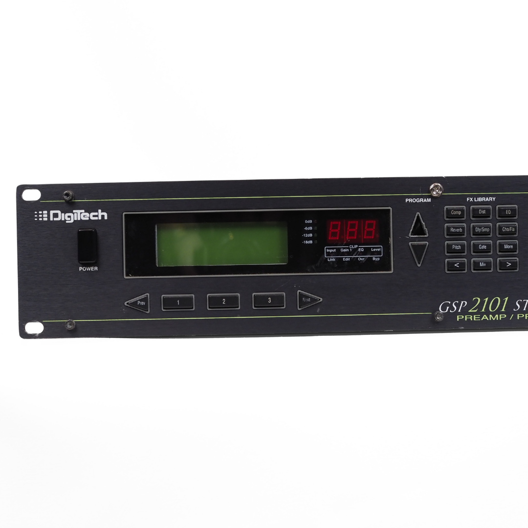 DigiTech GSP 2101 Studio Tube Guitar Preamp & Multi-Effects Rack Mounted Unit