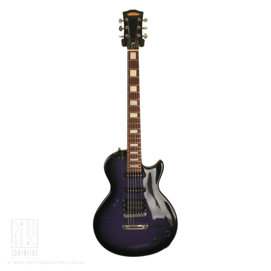 1990s GrassRoots G-I-48LP III Purple Luna Sea INORAN Artist Model Electric Guitar in Purple Burst