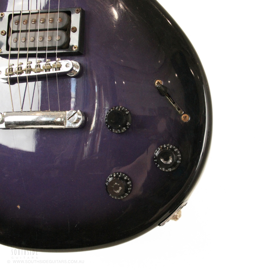 1990s GrassRoots G-I-48LP III Purple Luna Sea INORAN Artist Model Electric Guitar in Purple Burst