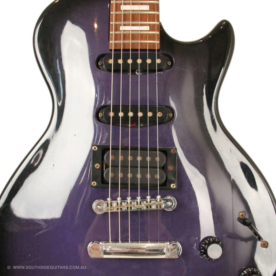 1990s GrassRoots G-I-48LP III Purple Luna Sea INORAN Artist Model Electric Guitar in Purple Burst