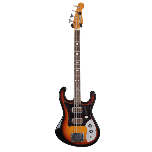 1960s Tempo Japanese Double Cutaway Bass Guitar
