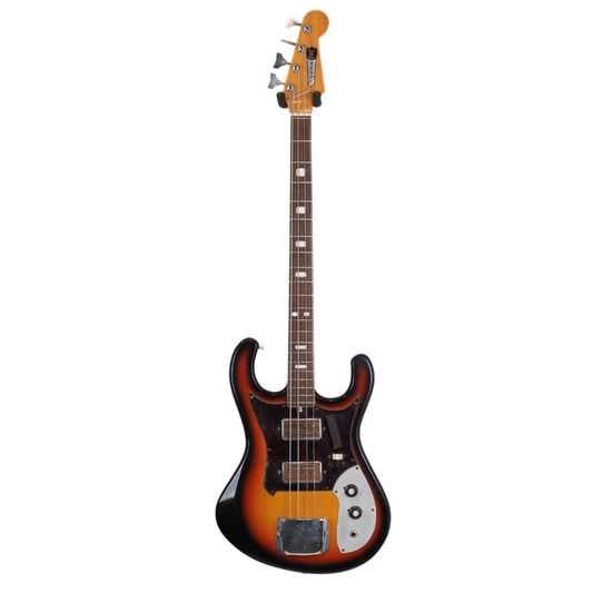 1960s Tempo Japanese Double Cutaway Bass Guitar