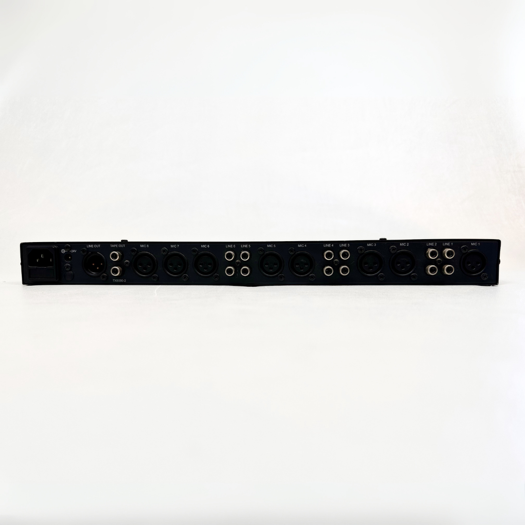 Australian Monitor TX8000 8 Channel Mic Line Mixer Rack Mounted Unit