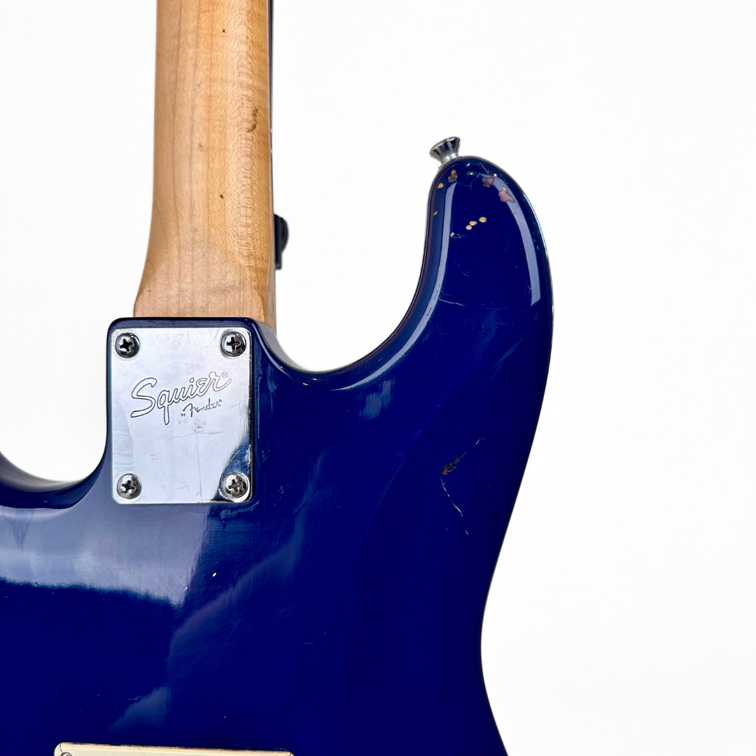2005 Squier Bullet Stratocaster Electric Guitar in Blue