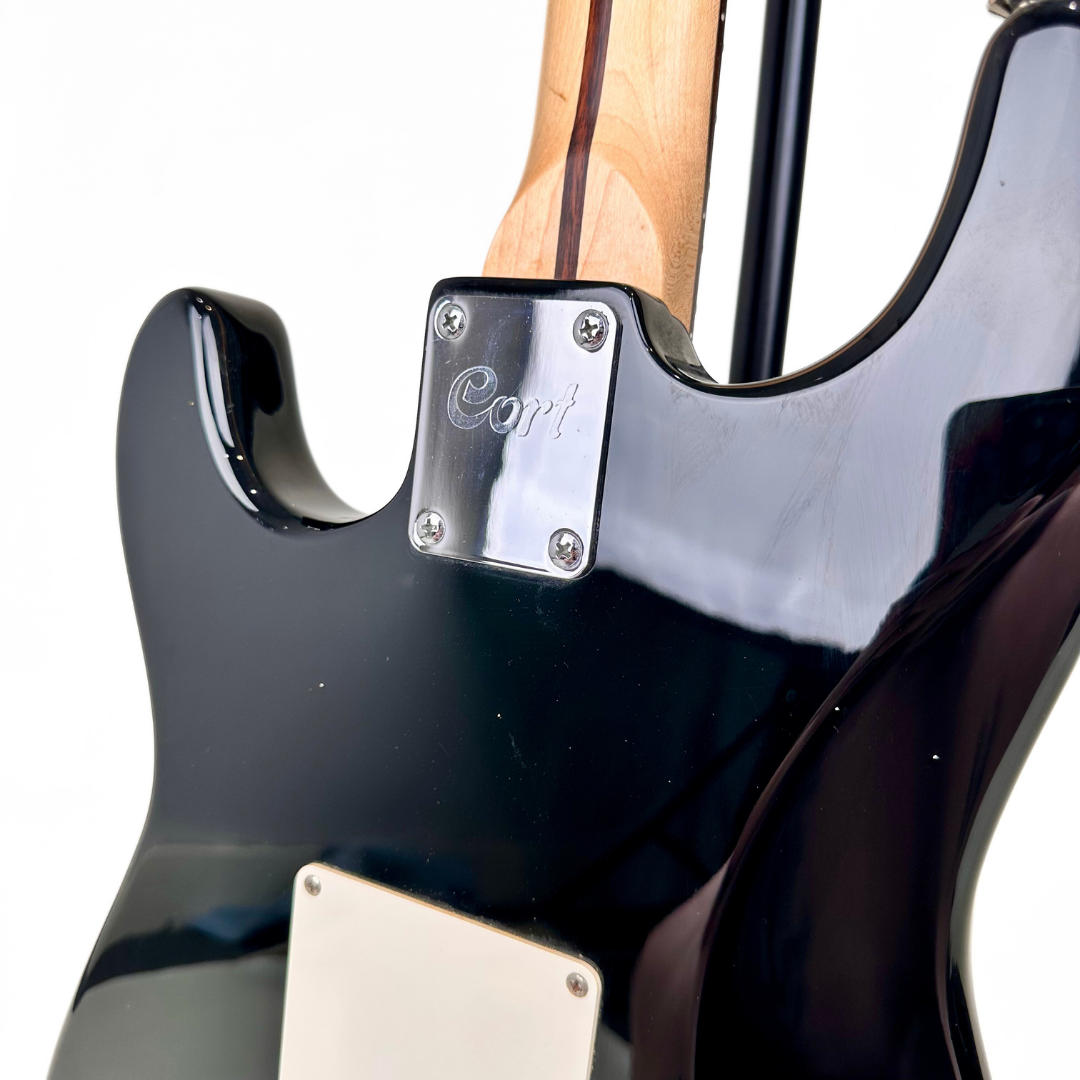 2006 Cort G Series Stratocaster-Style Electric Guitar in Gloss Black