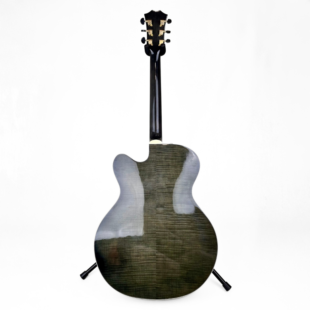 Electra Jazzbox Hollowbody Electric Guitar in Transparent Charcoal Burst