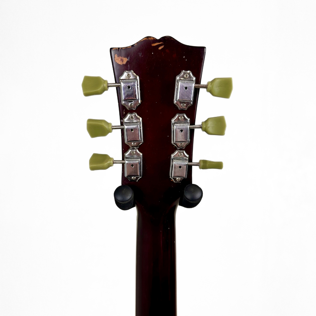 Unbranded Les Paul-Style Triple Humbucker Electric Guitar in Gloss Honeyburst Finish