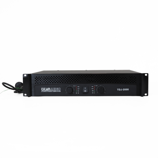 Titan Audio TDJ-2000 Professional Power Amplifier Rack Mounted Unit