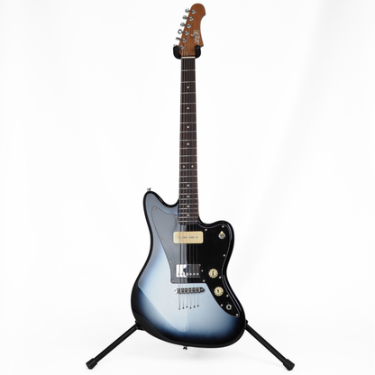JET JJ-350B Offset Baritone Electric Guitar in Moonburst