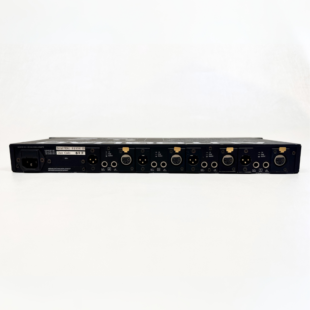 Behringer Autoquad XR2400 4-Channel Expander & Noise Gate Rack Mounted Unit
