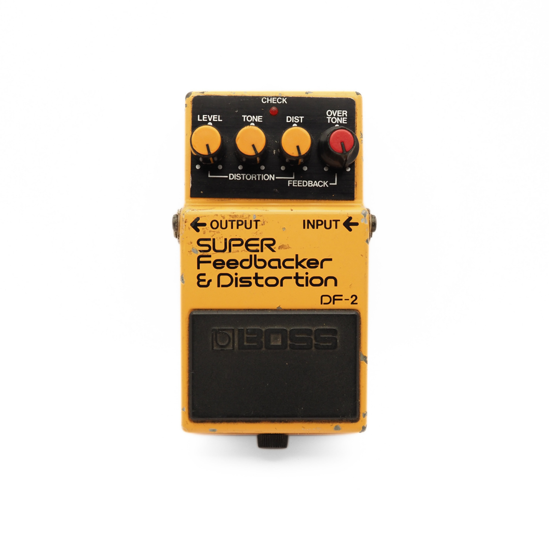 BOSS DF-2 Black Label MIJ Super Distortion & Feedbacker Effects Pedal