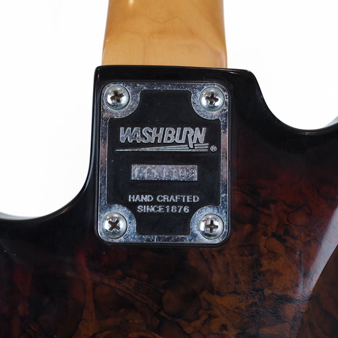 Washburn KC-40V KC Series Electric Guitar in Transparent Brown Burst