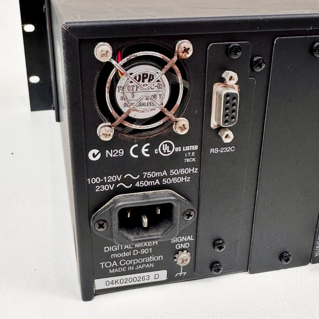 TOA D-901 Digital Mixer Rack Mounted Unit