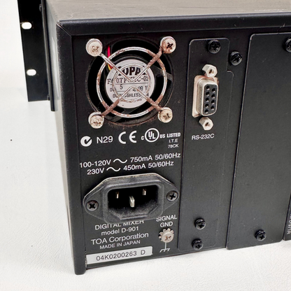 TOA D-901 Digital Mixer Rack Mounted Unit