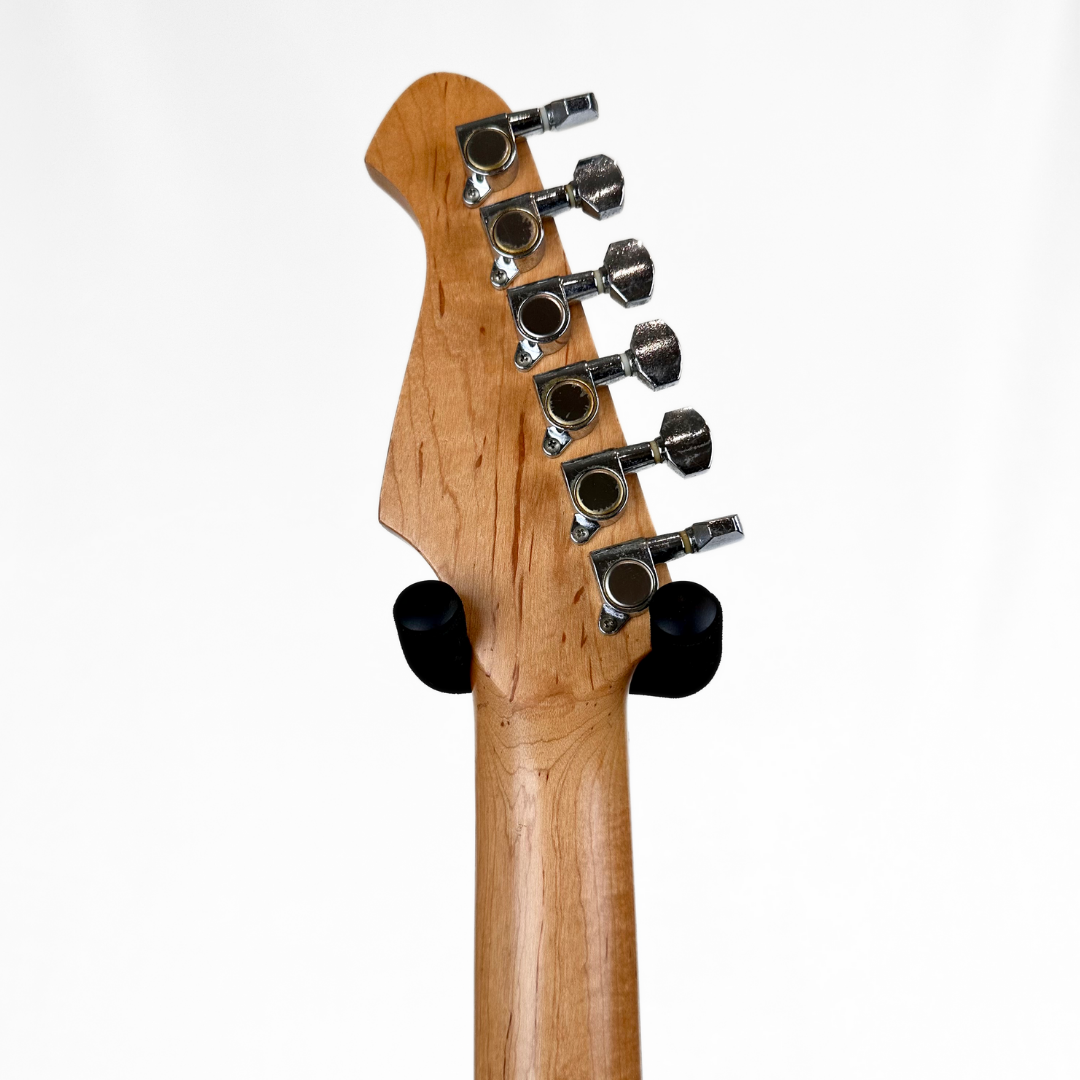 Aria STG Series Stratocaster-Style Electric Guitar in Black