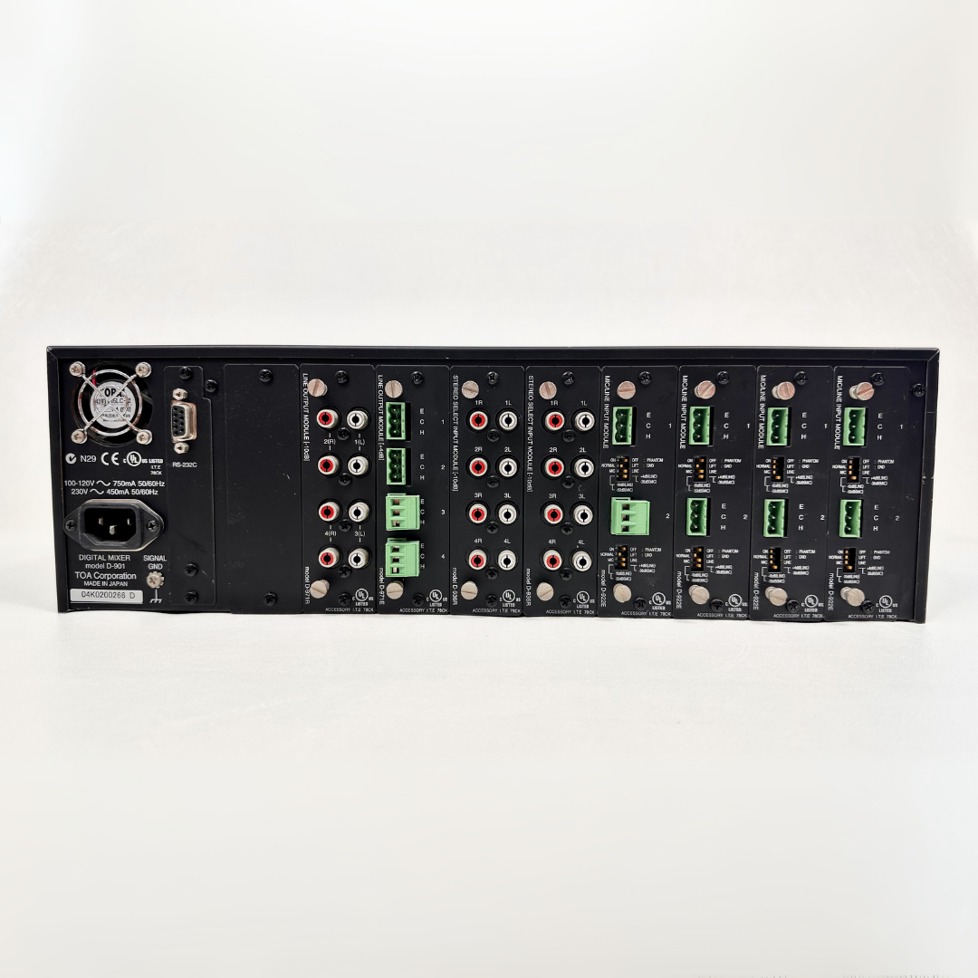 TOA D-901 Digital Mixer Rack Mounted Unit