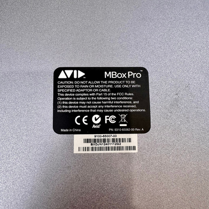 Avid Mbox Pro Firewire Audio Interface