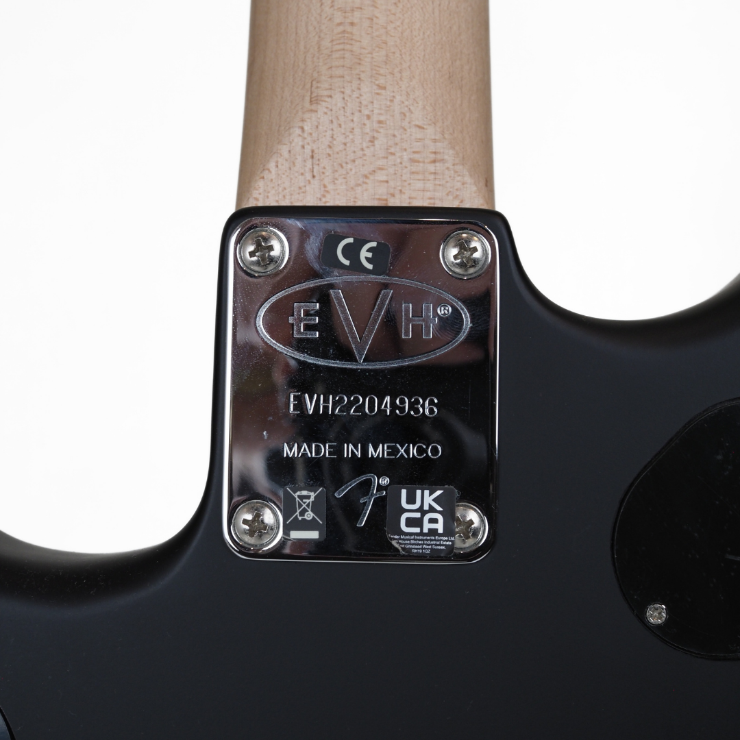 2022 EVH 5150 Deluxe Poplar Burl Electric Guitar in Black Burst