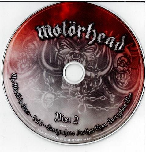 Motörhead – The Wörld Is Ours - Vol 1 (Everywhere Further Than Everyplace Else) (	 DVD, DVD-Video, Multichannel, NTSC 2 x CD, Album All Media, Digipak, O-Card)