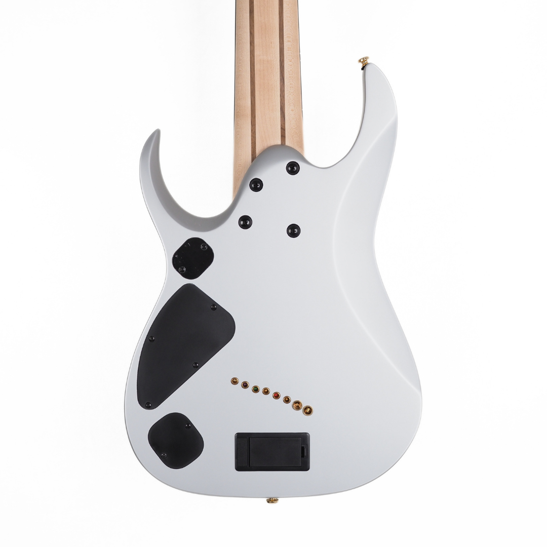 2025 Ibanez RGDMS8 8-String Multi-Scale Electric Guitar in Satin Silver