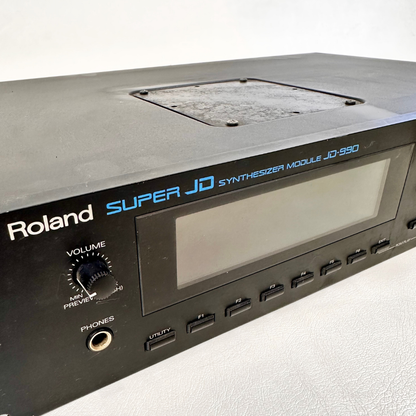 1990s Roland JD-990 Super JD Synthesiser Module Rack Mounted Unit