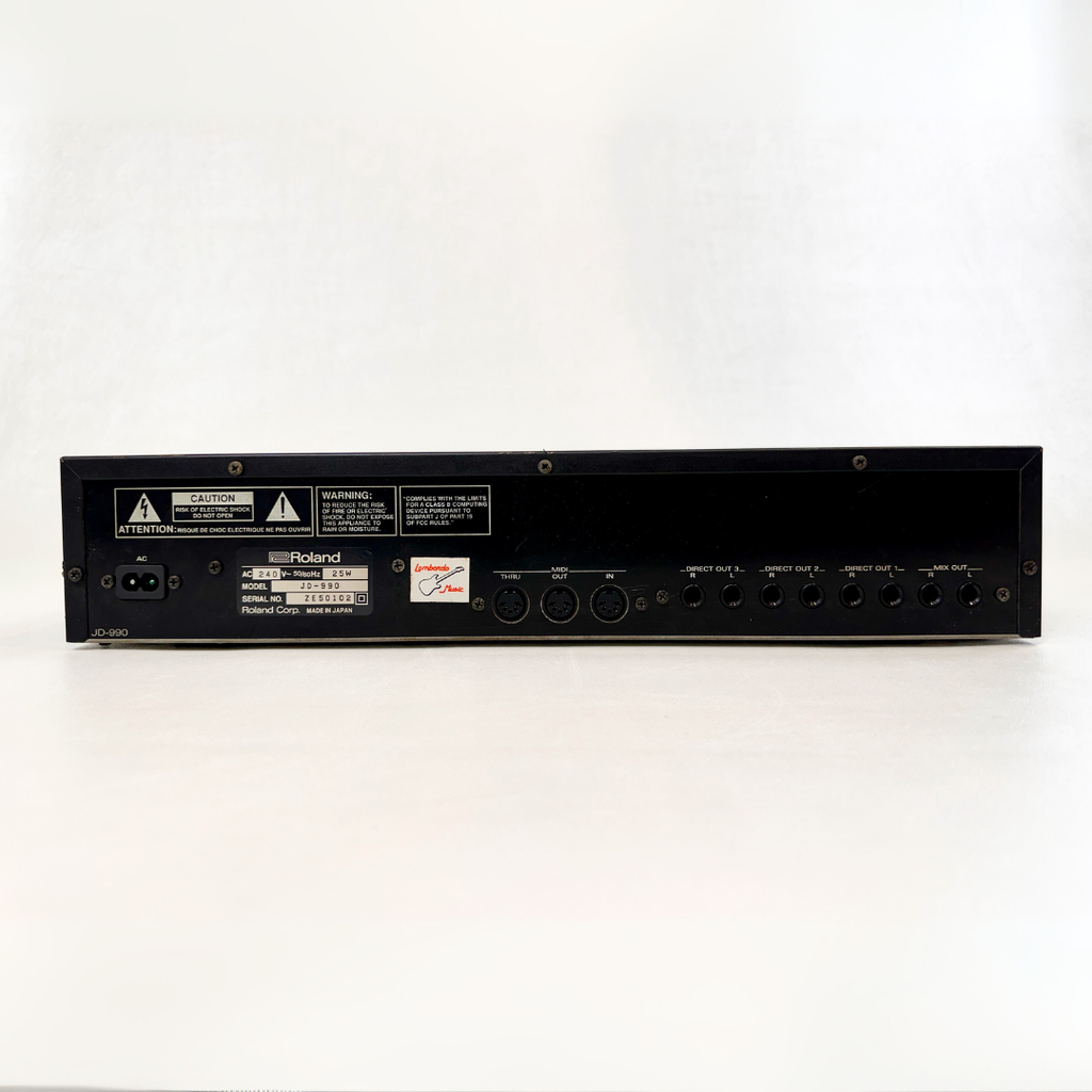 1990s Roland JD-990 Super JD Synthesiser Module Rack Mounted Unit
