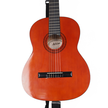 Ashton CG44AM Full-Sized Classical Guitar with Strap