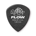 Dunlop JPTF135 Black 1.35 Tortex Flow Standard Picks (12 Pack)